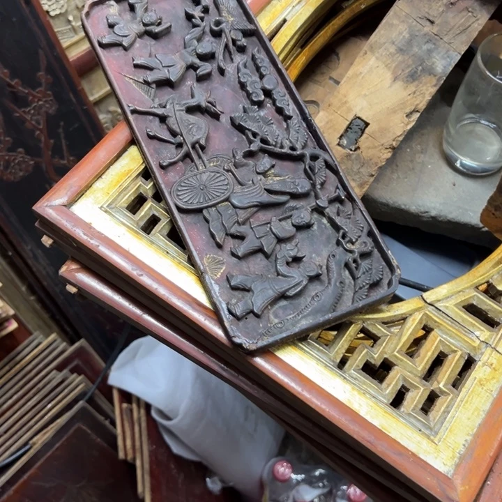 香榧木子****?老木雕花包邮艺术