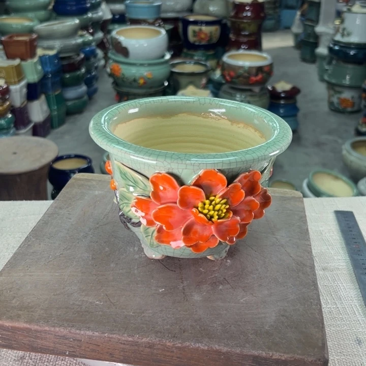 泳坤堂石湾盆陶瓷