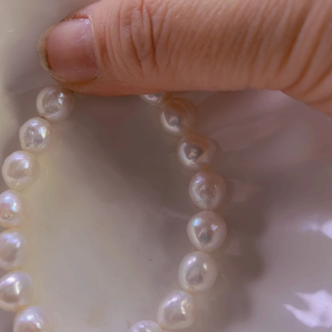 淡水珍珠手绳合金