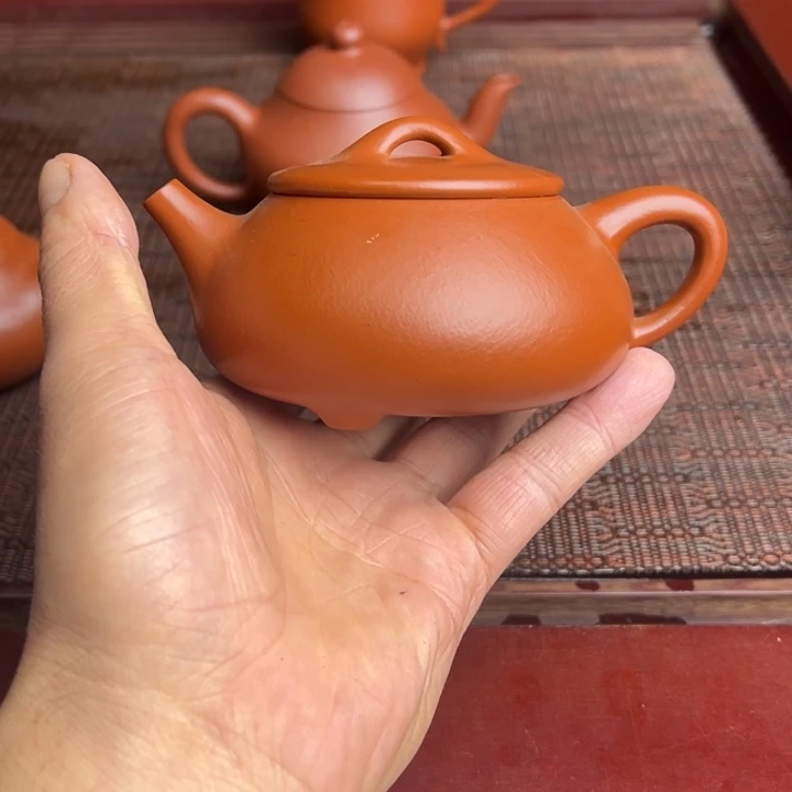 三***哥紫砂茶壶赵庄朱泥、全手工