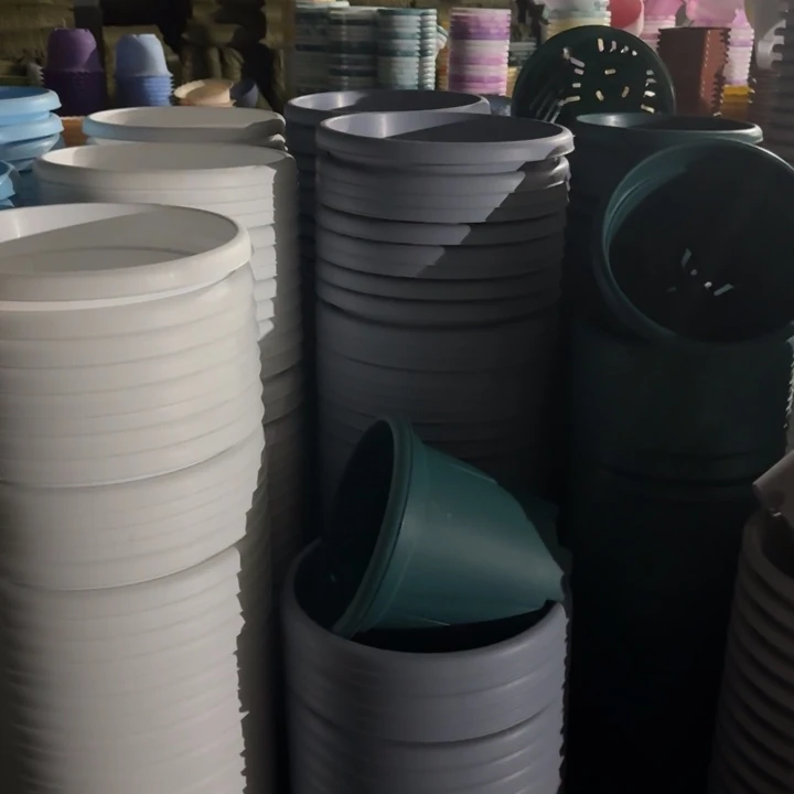 青山7号5个雾霾蓝色的花盆