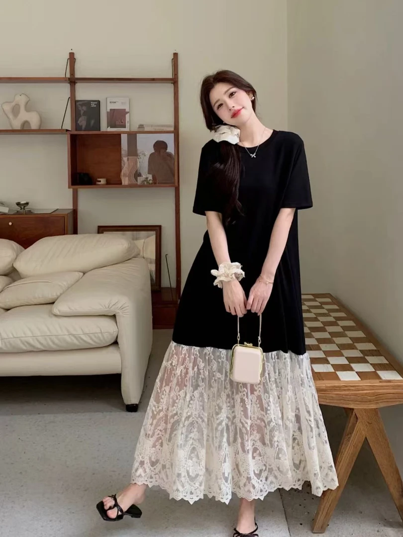 500-599(非图片款）时尚大码宽松连衣裙T恤懒人裙