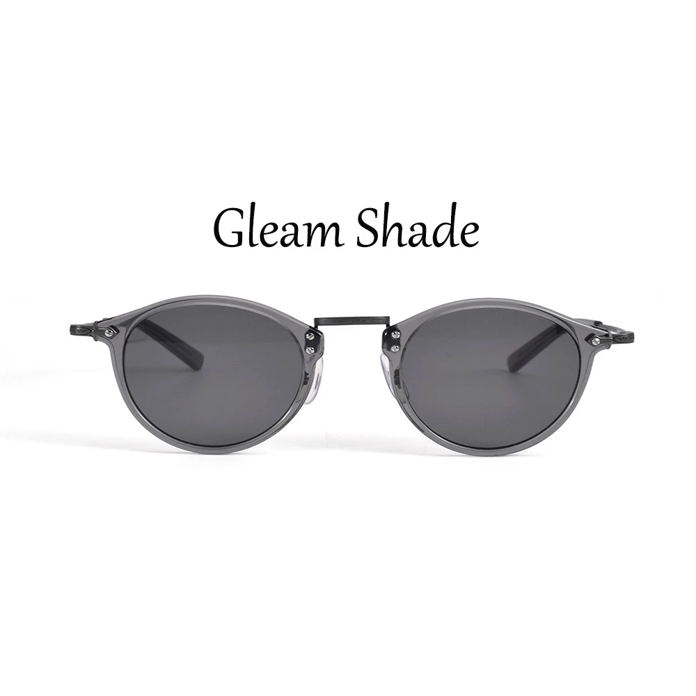 格影Gleam Shade 2025新款纯钛超轻梨形镜框时尚太阳眼镜052