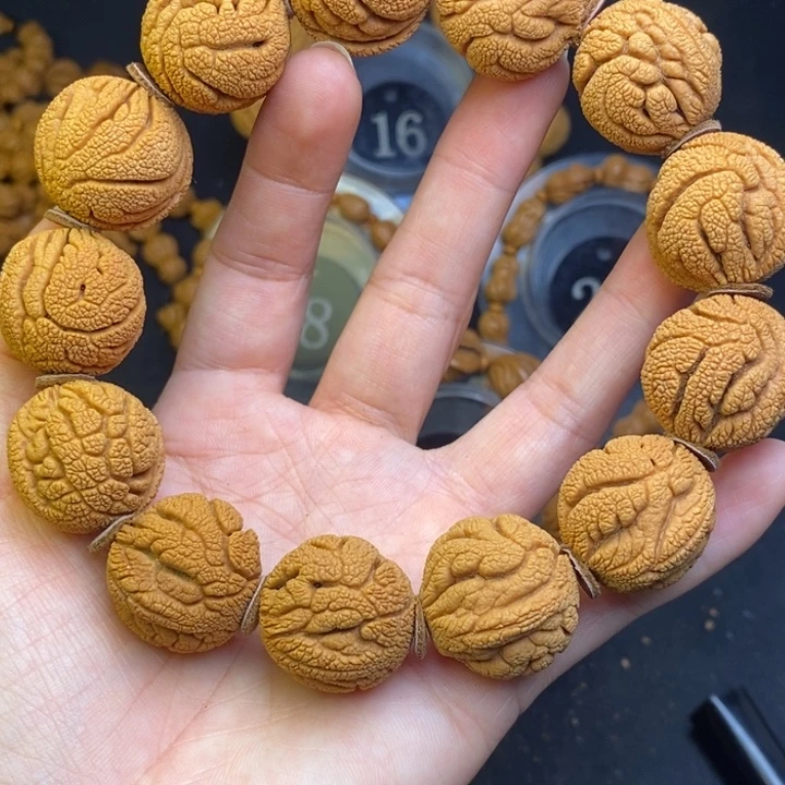 吊坠桃核秦岭龙纹桃核22