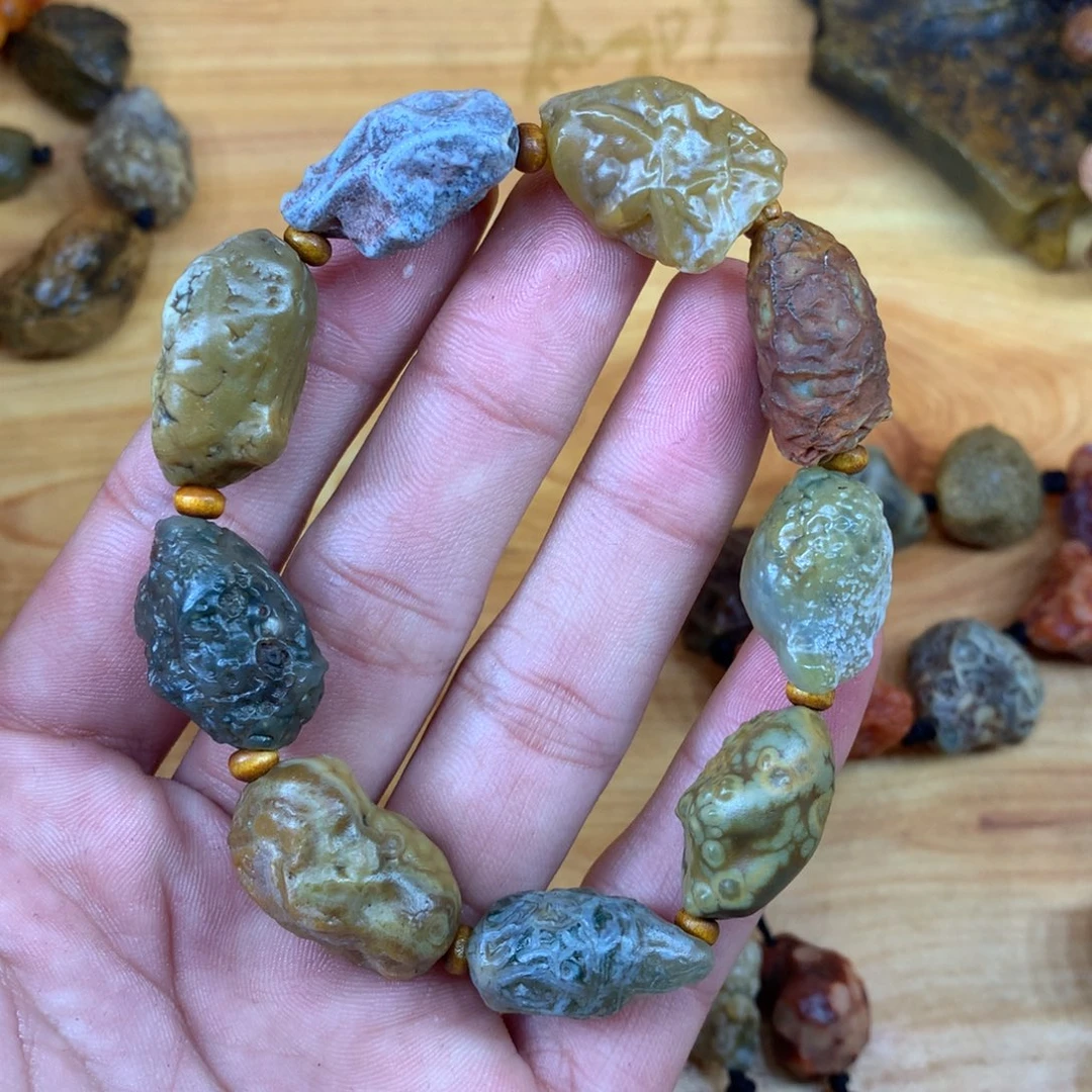 玛瑙/玉髓未镶嵌阿拉善戈壁玛瑙