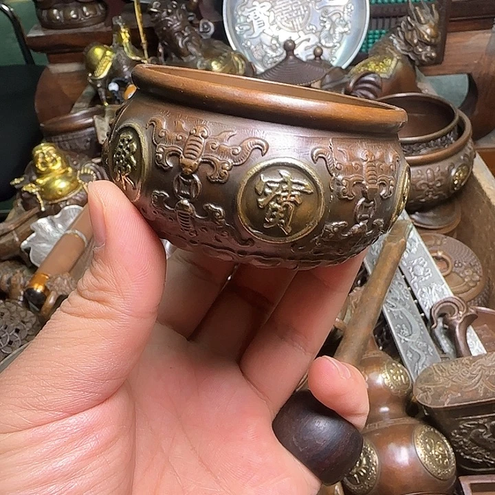 铜器办公室茶室摆件