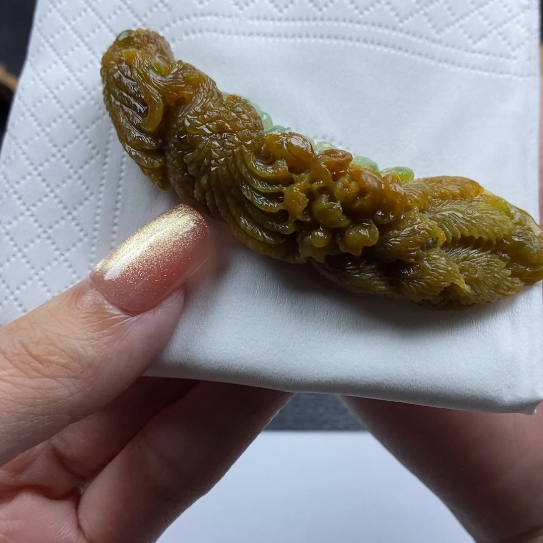观***子未镶嵌定制翡翠凤凰