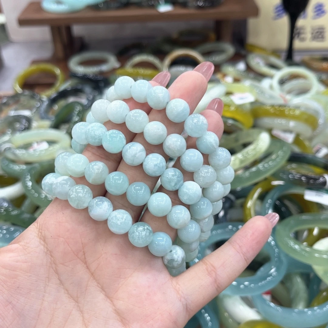 未镶嵌蛇纹石玉手镯微瑕不退不换