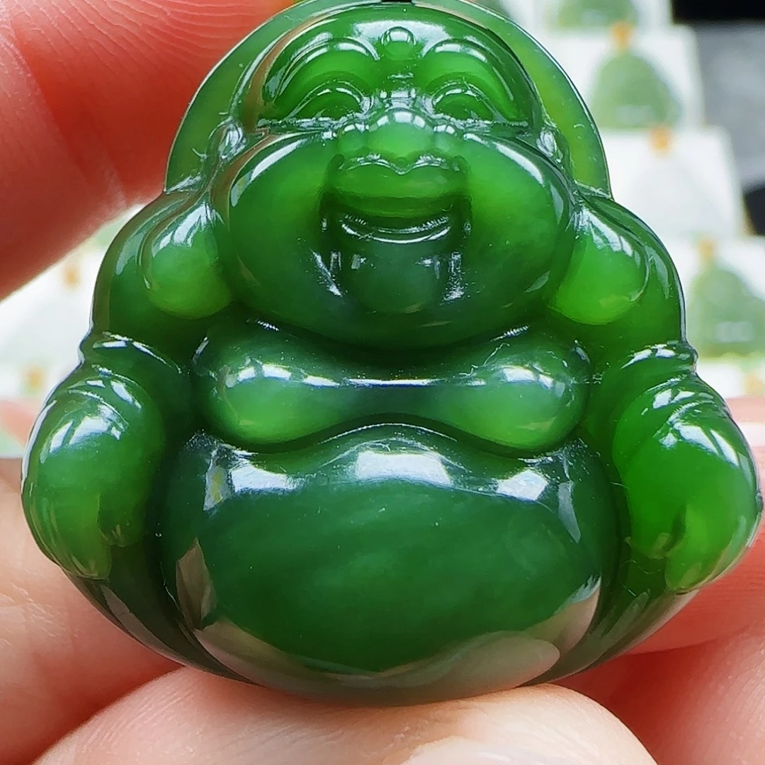 和田玉未镶嵌吊坠(赠链)