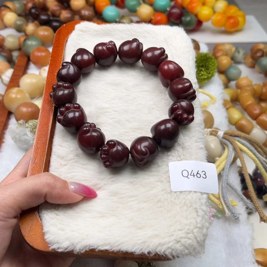 菩提根/象牙果吊坠蟑**饭瑕wq463猫爪一串17m