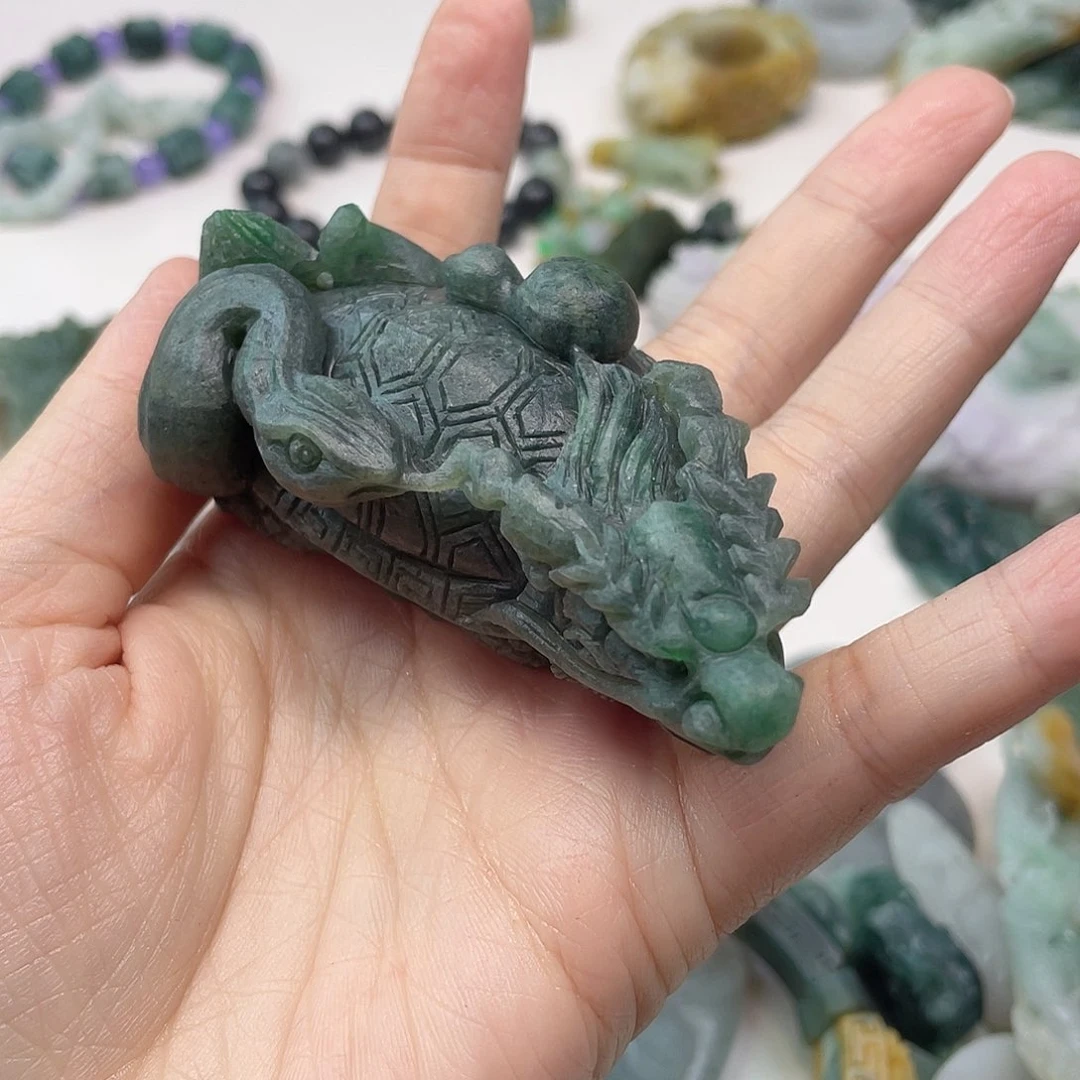 未镶嵌定制翡翠萨*斯翡翠