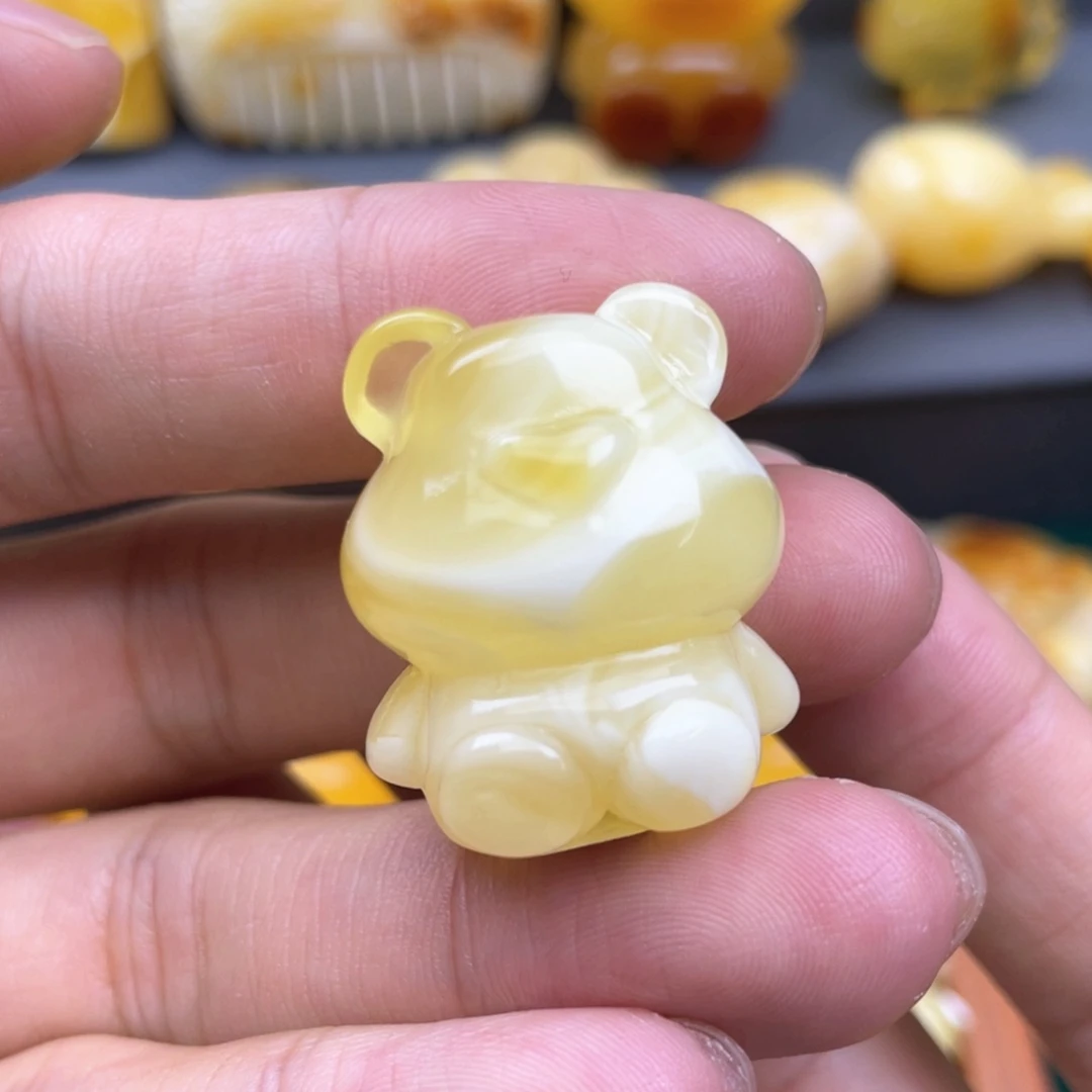 琥珀裸石未镶嵌蜜蜡