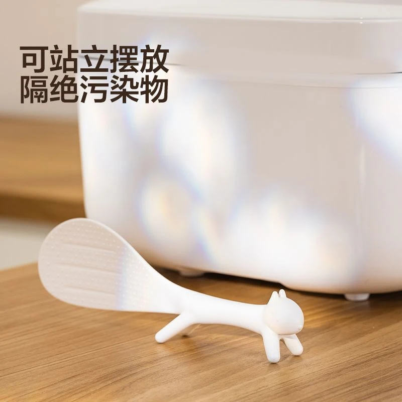 可站立松鼠饭勺不易粘米饭铲子新款勺子盛饭专用电饭煲家用