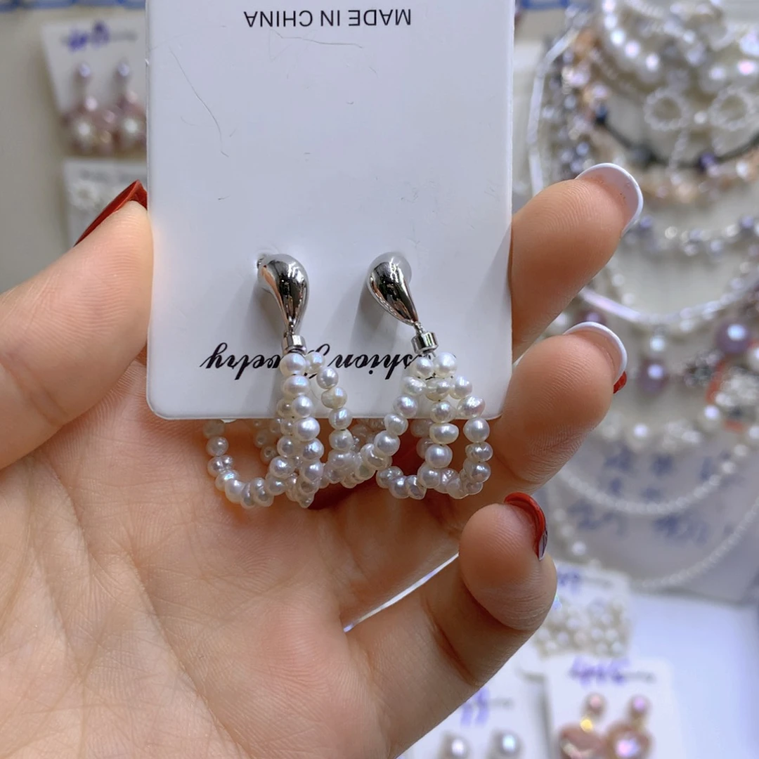 淡水珍珠颈饰银S925镶嵌