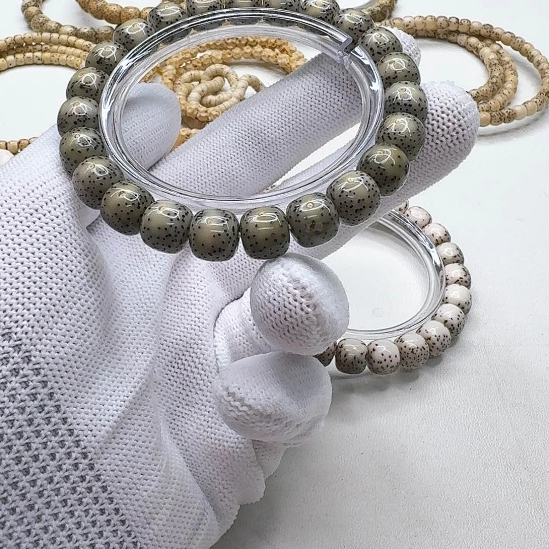 星月菩提吊坠6创世糯冰大眼睛针尖星10左右单圈