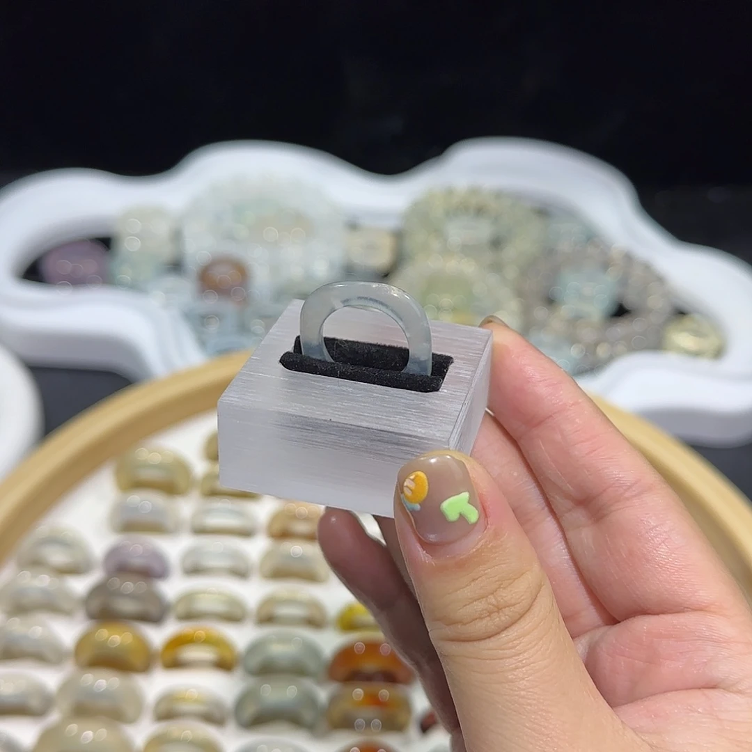 玛瑙/玉髓合金戒指