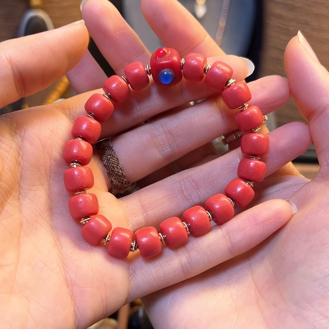 纯铜石英石手串儿