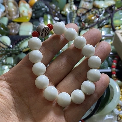 岫玉手链未镶嵌一个