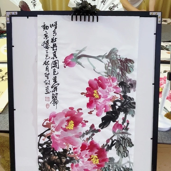 国画张圣敏先生纯手绘作品
