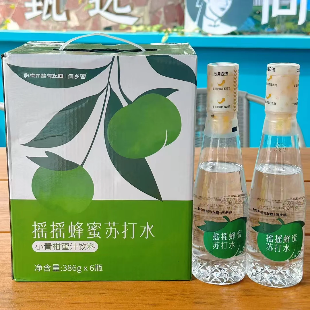 我在开慧有丘田 摇摇蜂蜜水386g*6瓶/箱饮料（新老包装随机发货）