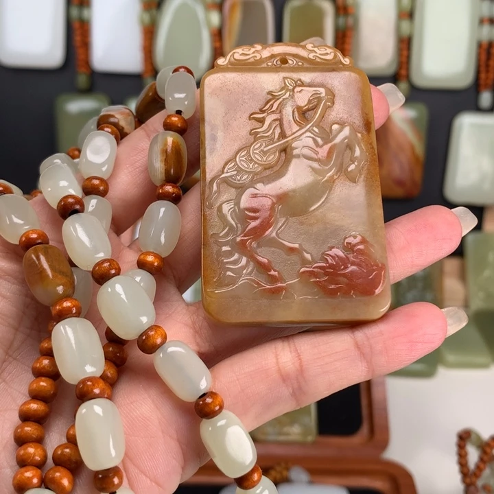 昆仑山脉料子挂件