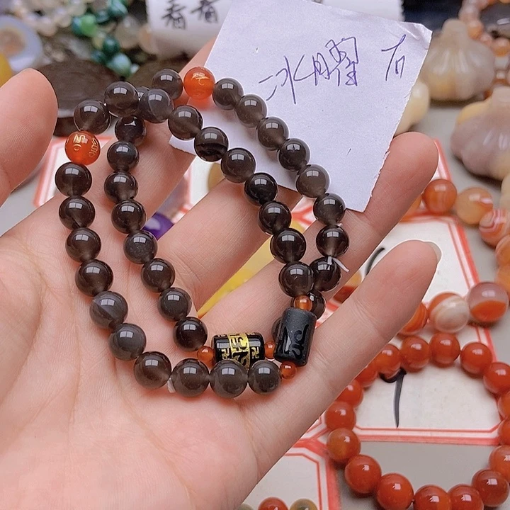 【闪购商品】未镶嵌玛瑙/玉髓珠宝半成品丹*鹤