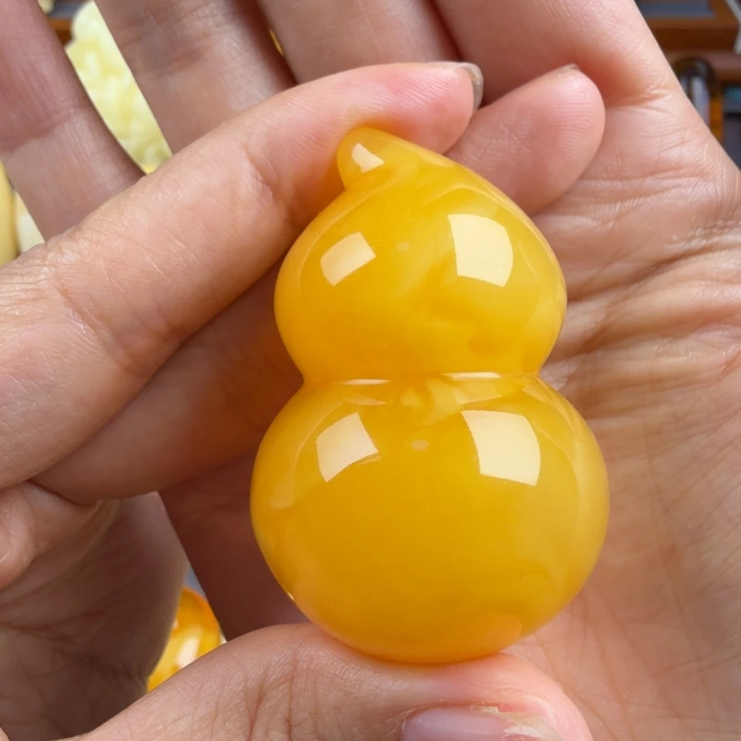 琥珀未镶嵌颈饰纯天然琥珀蜜蜡无优化