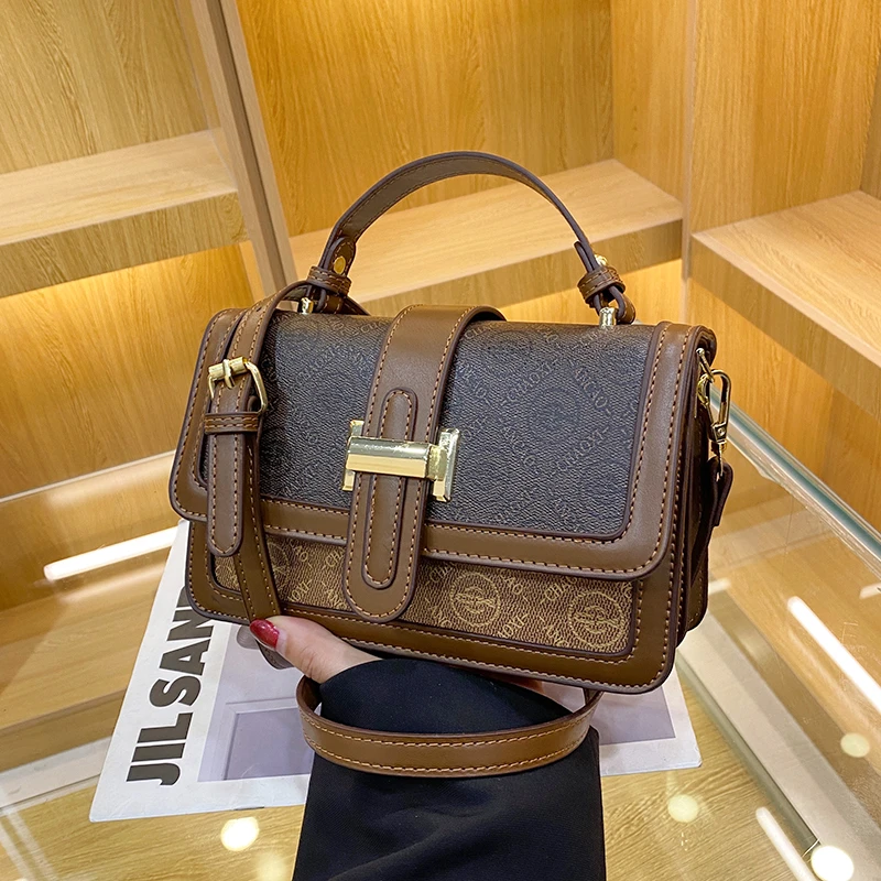 高级感新款潮百搭小方包休闲时尚手提包斜挎包包2816