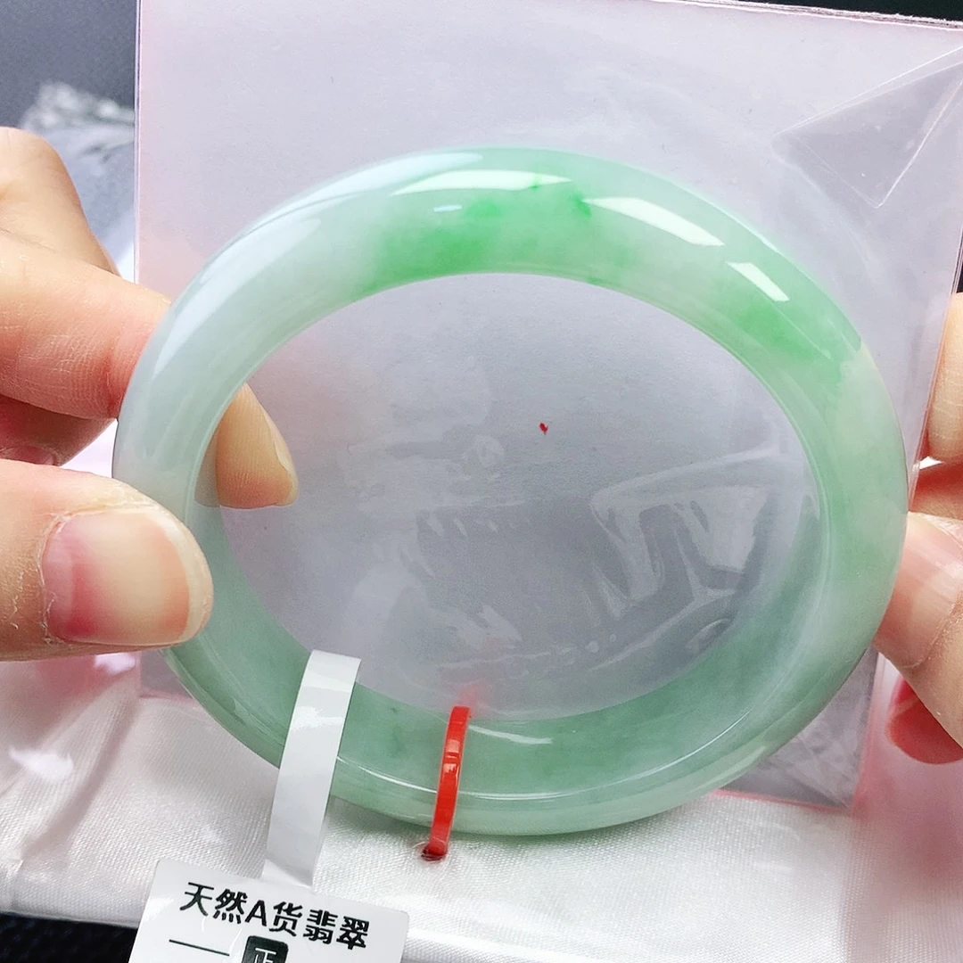 未镶嵌手镯翡翠56+圈