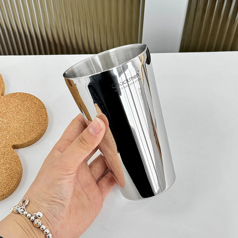 chockmen卓德铭18/10不锈钢菁英双层啤酒杯450ml 8cm*14cm*1mm