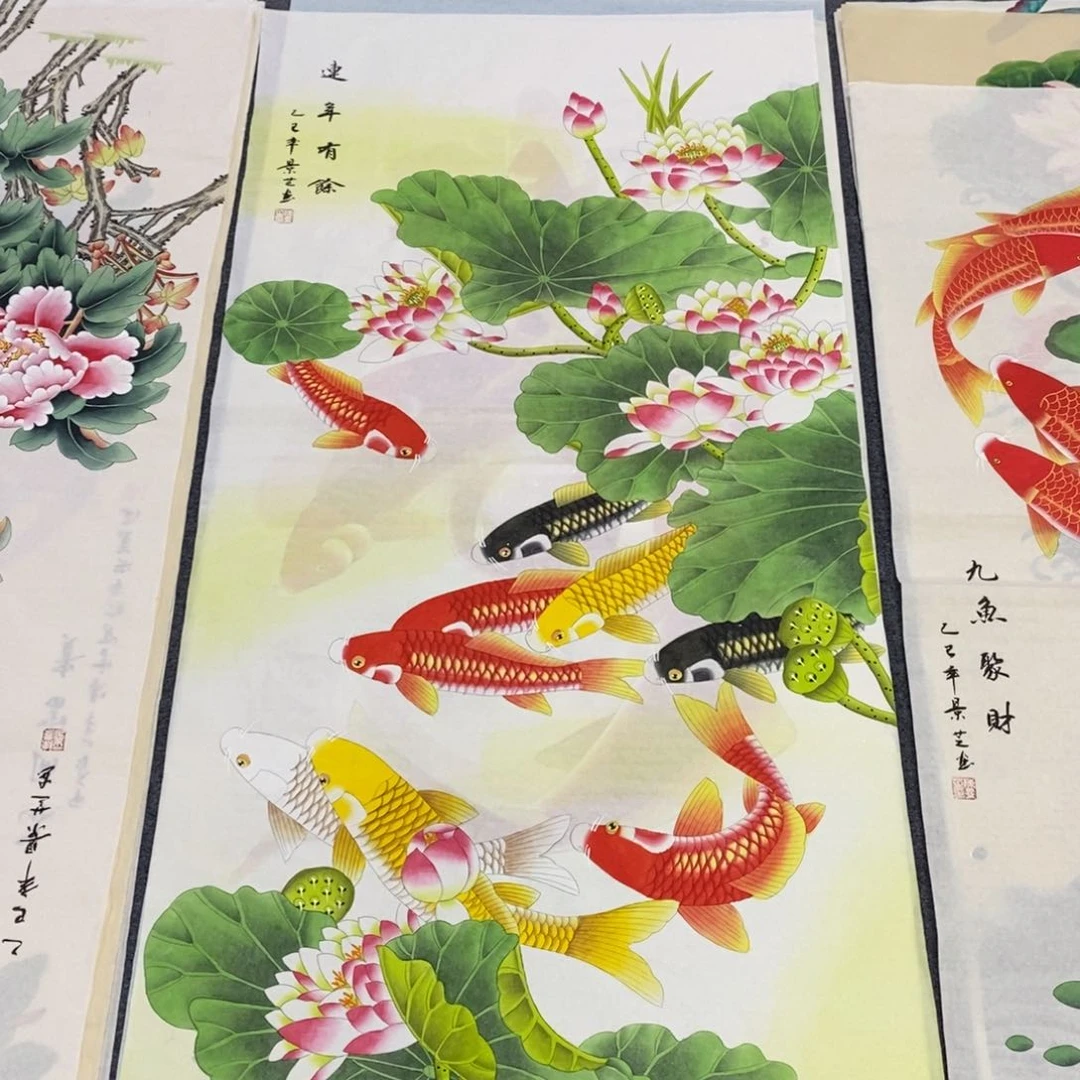 国画140✖️70工笔画画画画画画