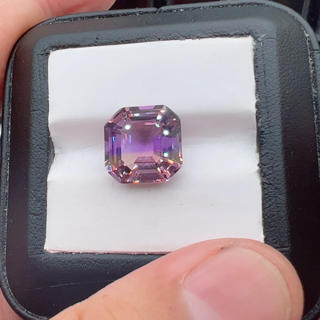 7.45克拉紫黄晶裸石未镶嵌紫晶