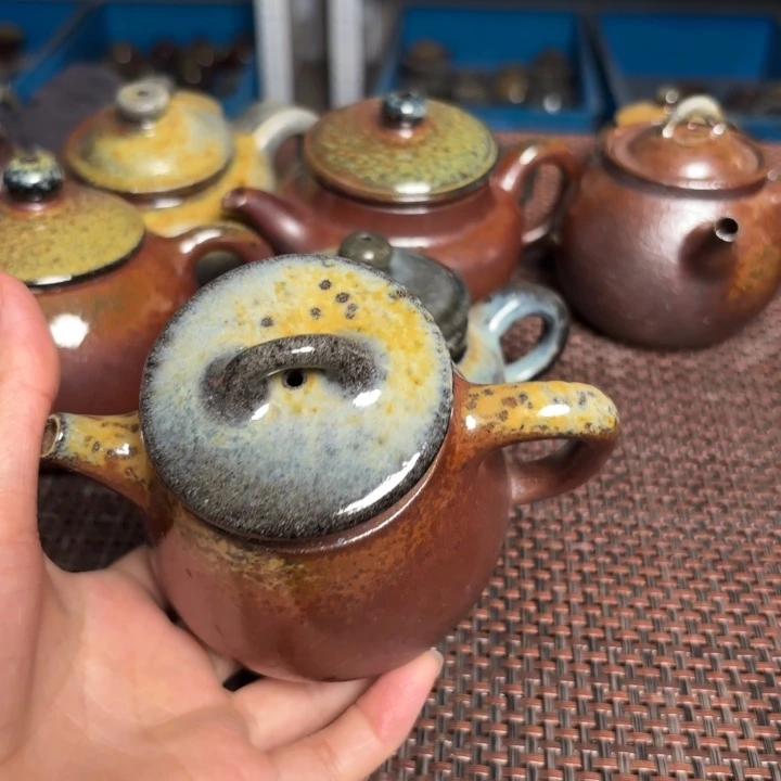 茶杯紫砂大高瓢壶200