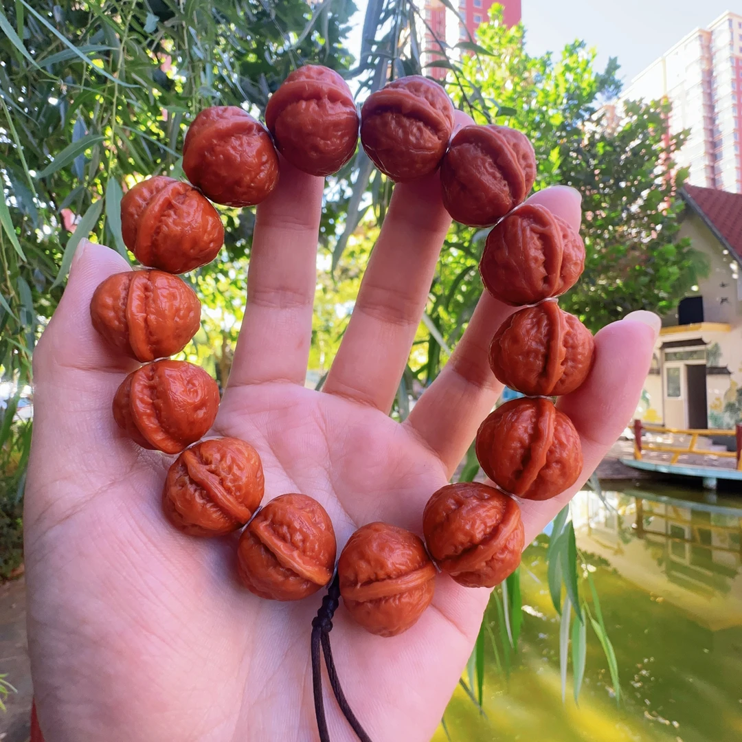 文玩核桃官帽光头一道筋