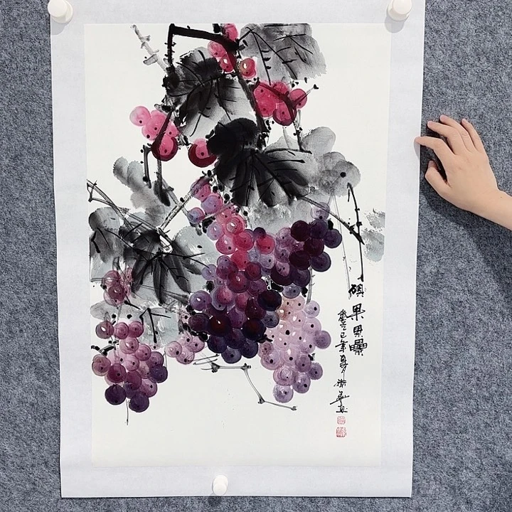 国画花鸟绘画作品