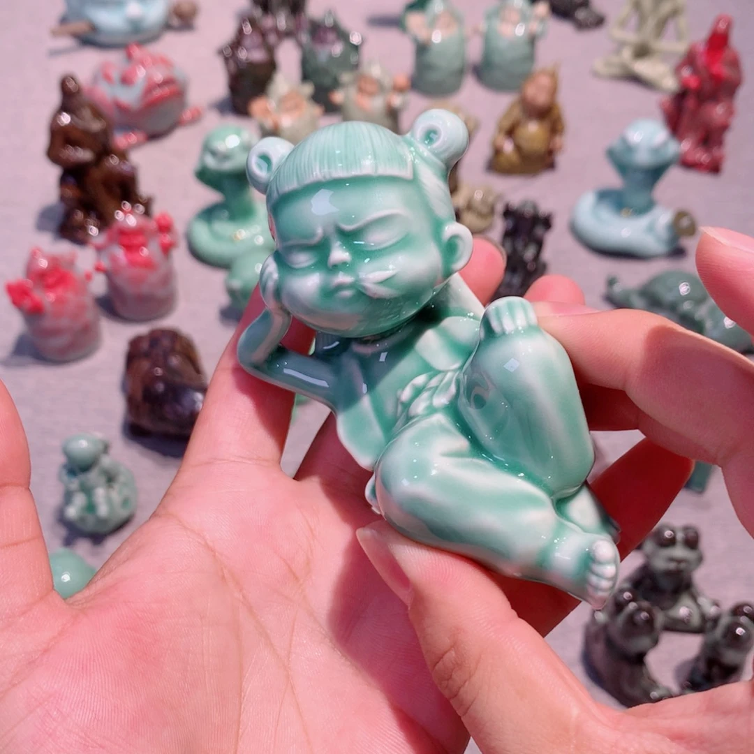 龙泉青瓷茶具茶宠