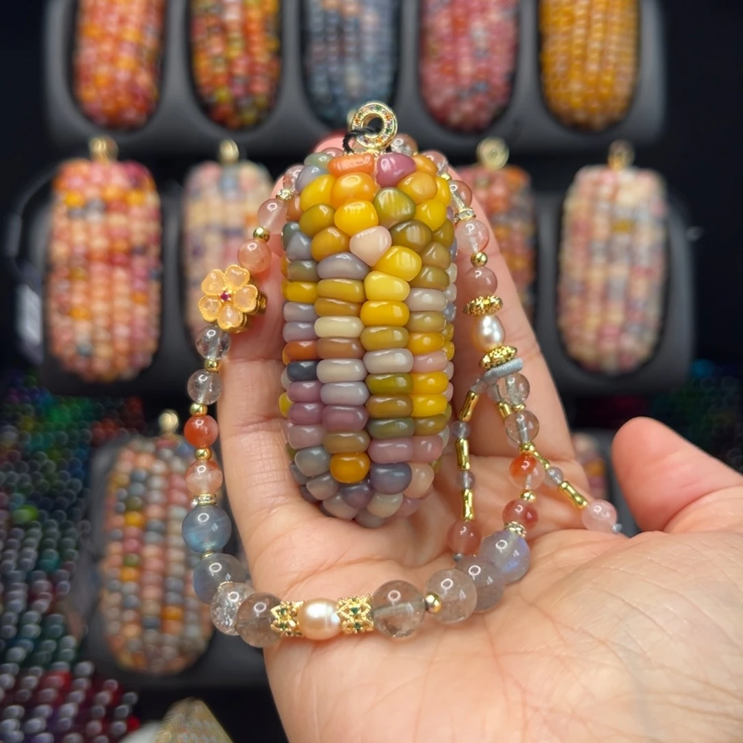 无非金属8号文玩玉米，一物一拍