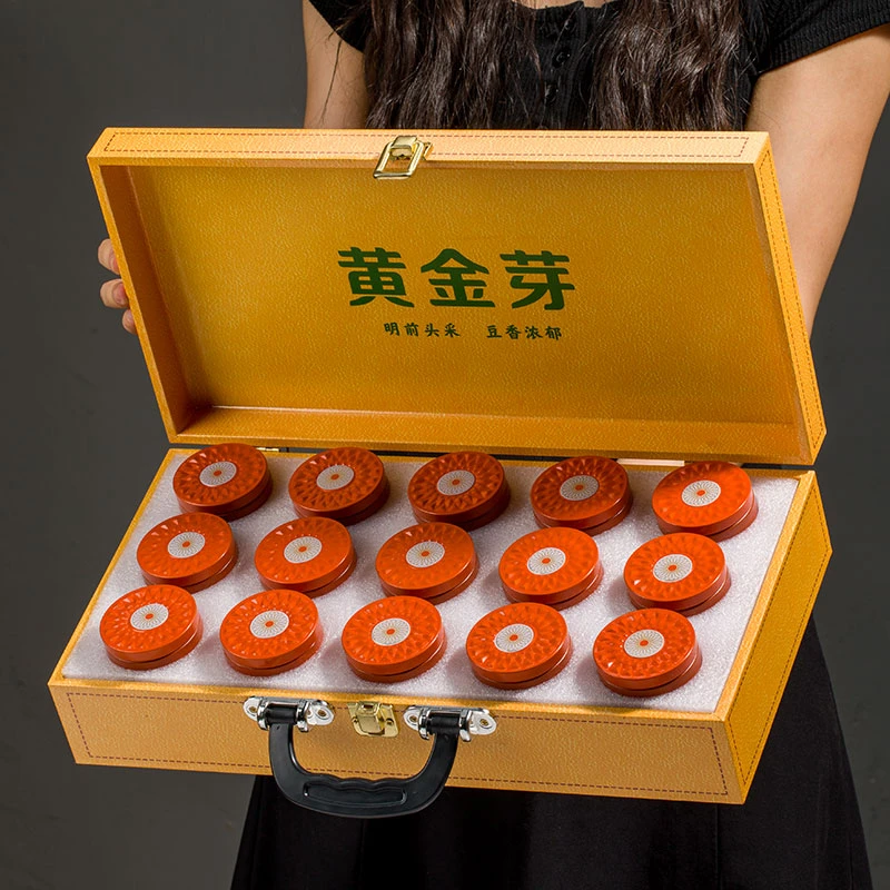 陈老师-黄金芽明前头采豆香浓郁春茶新茶送礼口粮口绿茶