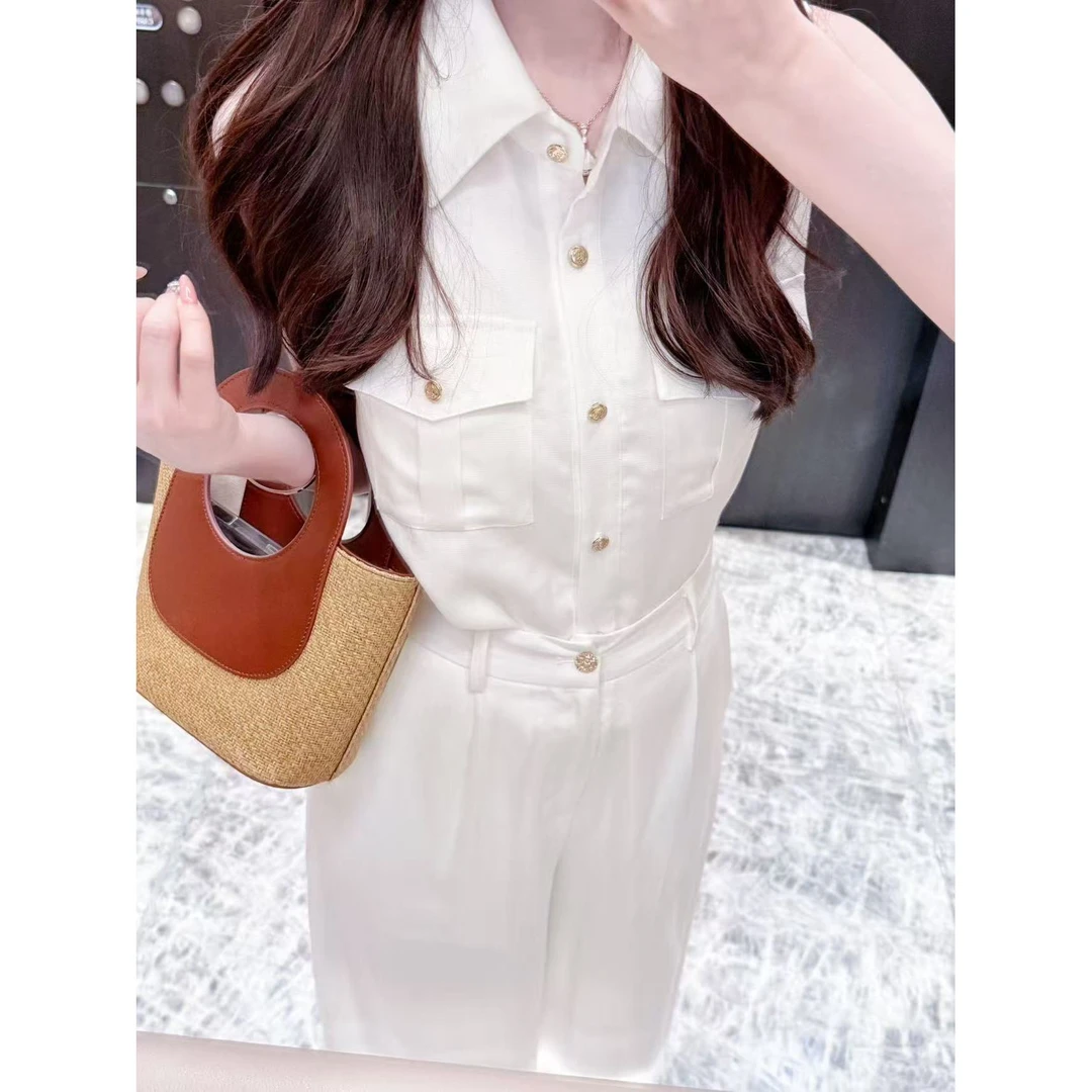 西恩定制●（时髦老钱）高级简约设计上衣裤子套装预LNX5TZ2665