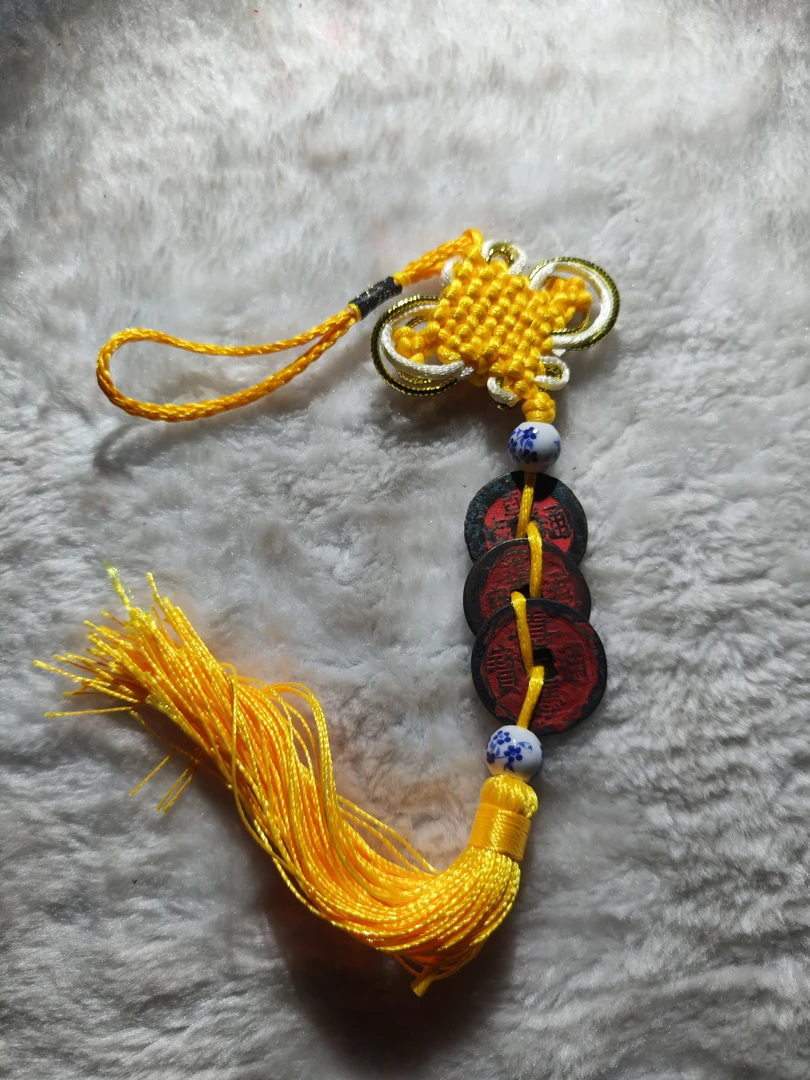 钱到家朱砂挂件卧室大门挂饰吉祥结家居装饰