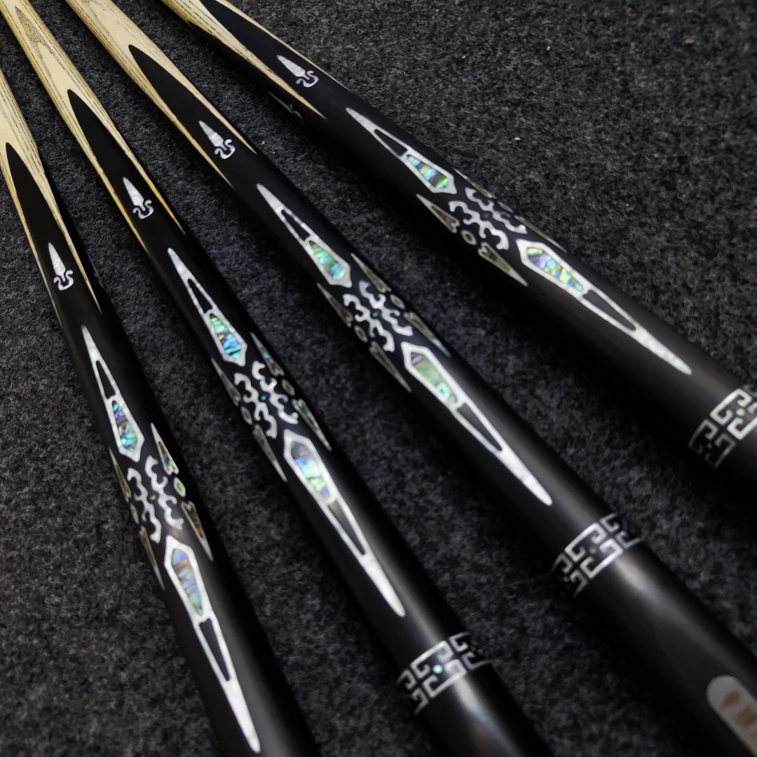 手工中式小头台球杆优质职业打感适合黑八玩法