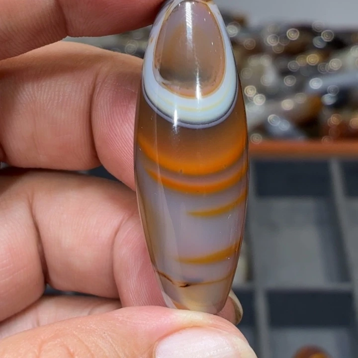 玛瑙/玉髓散珠_HEIMORI 天然天珠