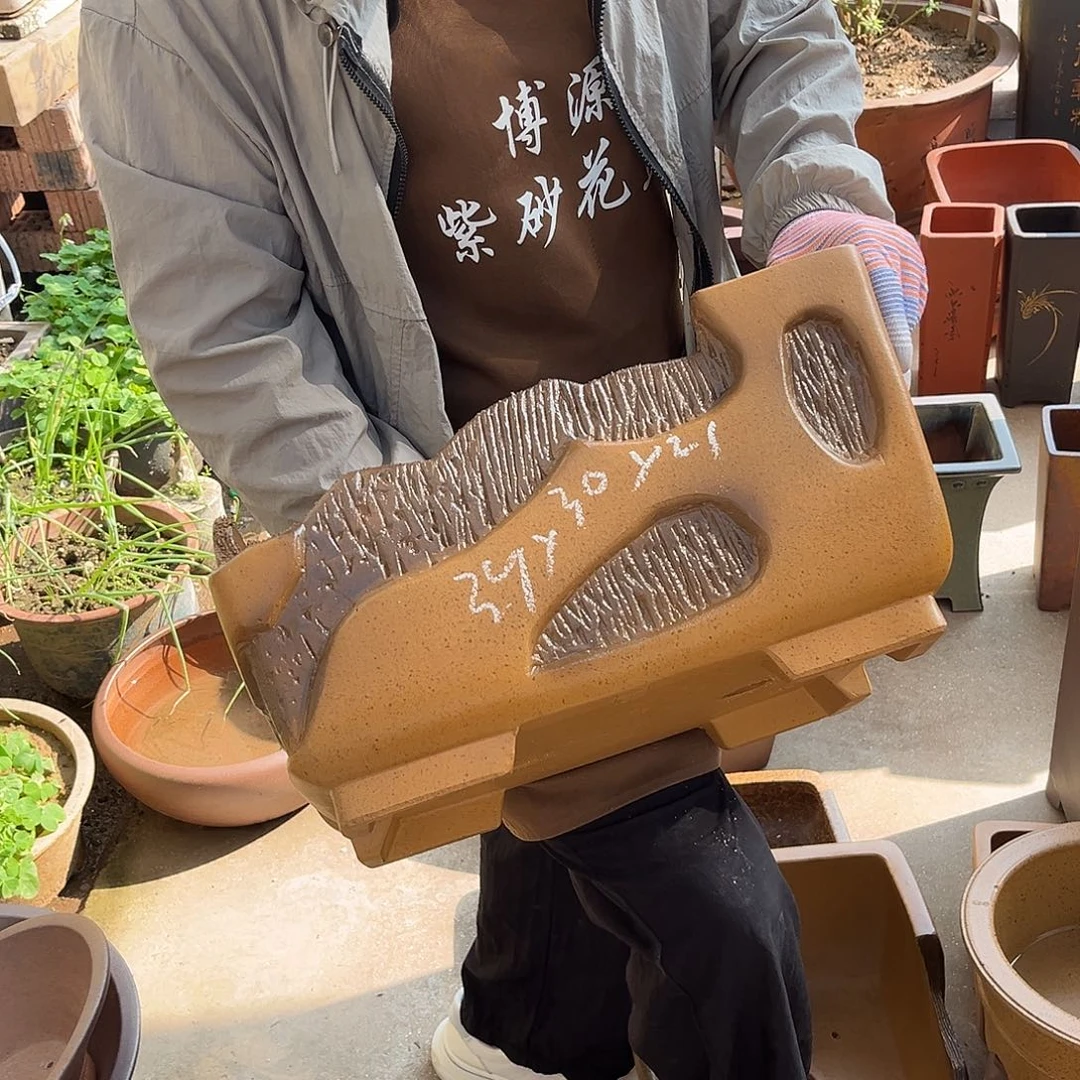 紫砂花盆盆景艺术