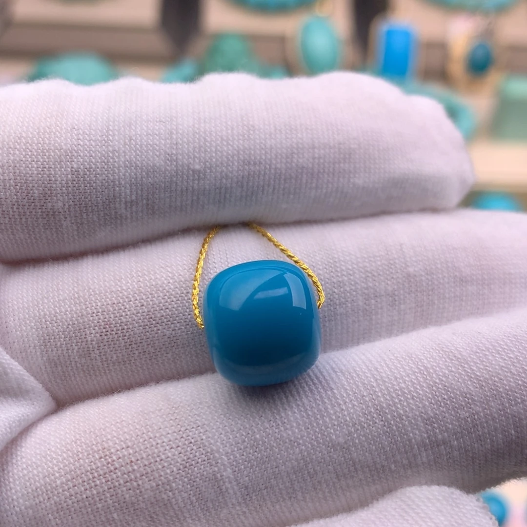 绿松石未镶嵌珠宝奇石12.5*11.5