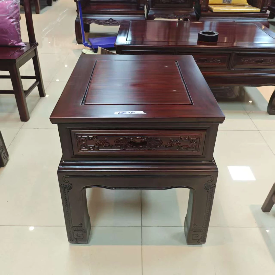 酸枝木  如意角几尺寸长60宽53高60