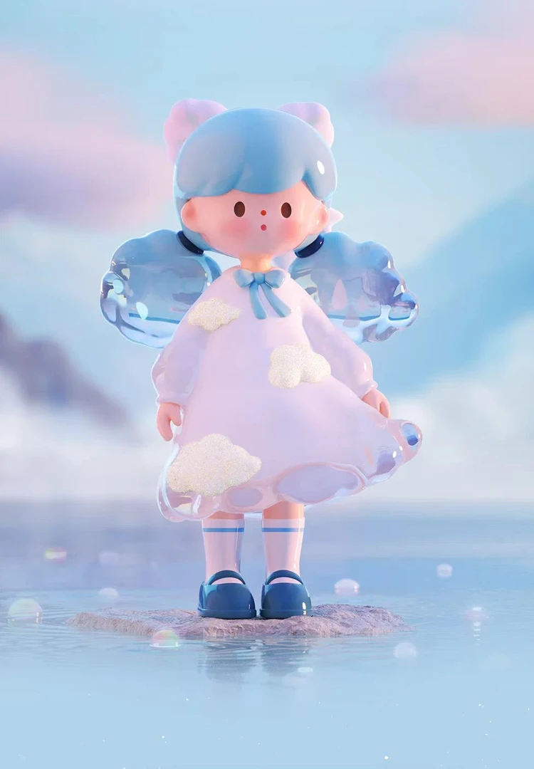 尔尔直播专用拾光机萌趣可爱文具周边娃娃收纳盒笔筒摆件