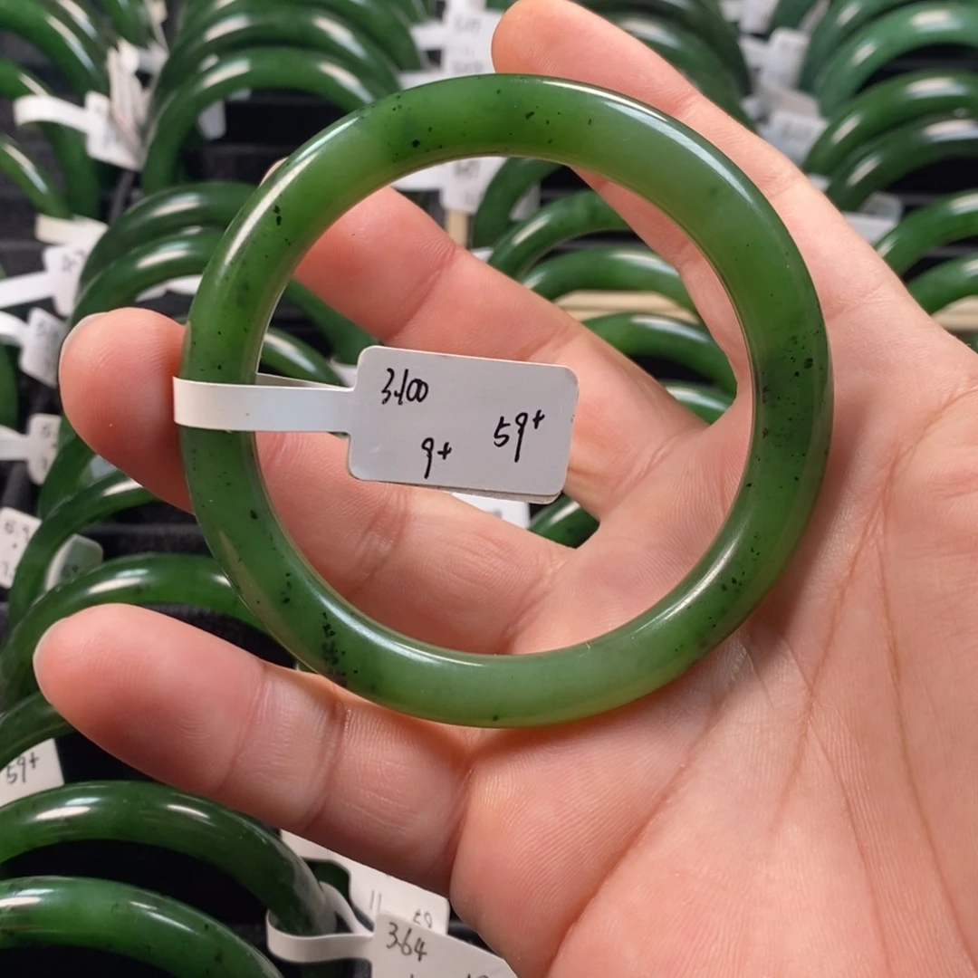 和田玉（碧玉）未镶嵌手镯59