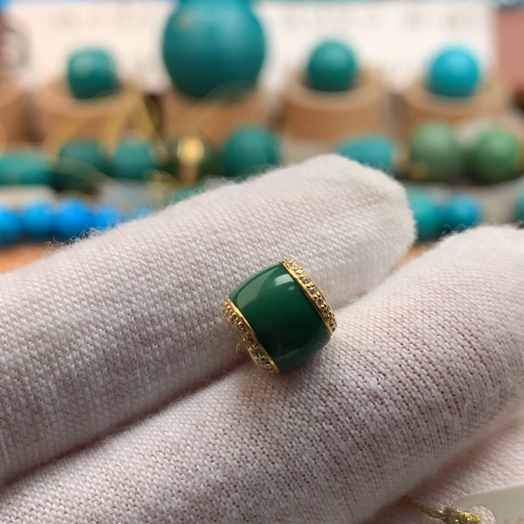 绿松石未镶嵌绿松石8.3mm