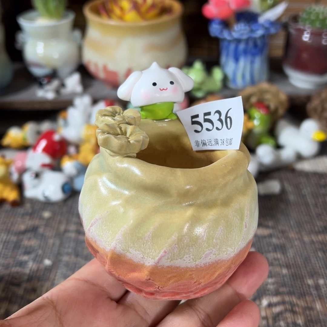 口4 手工花盆满30包邮