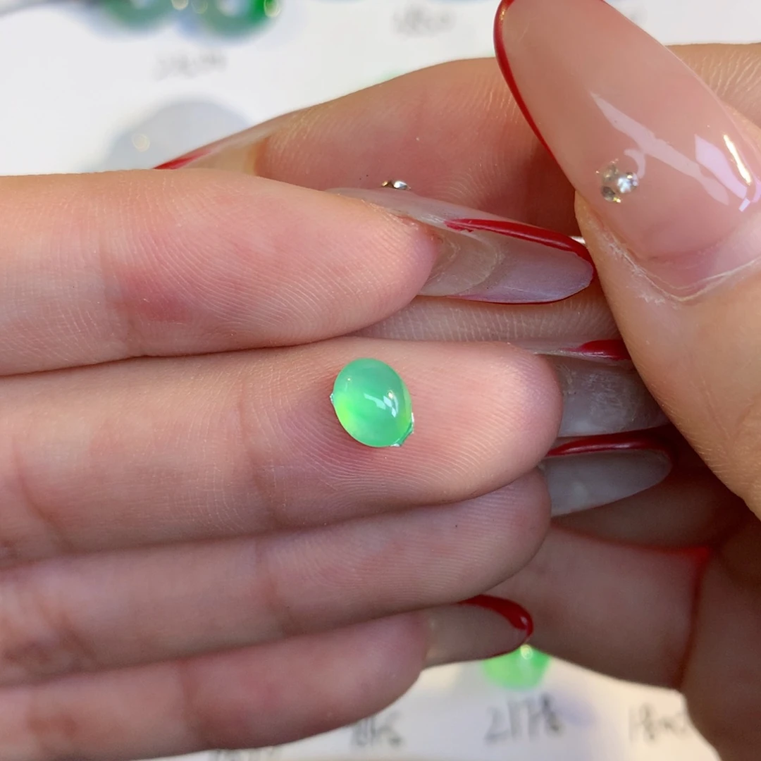 翡翠散珠翡翠翡翠6-4.9-2.3